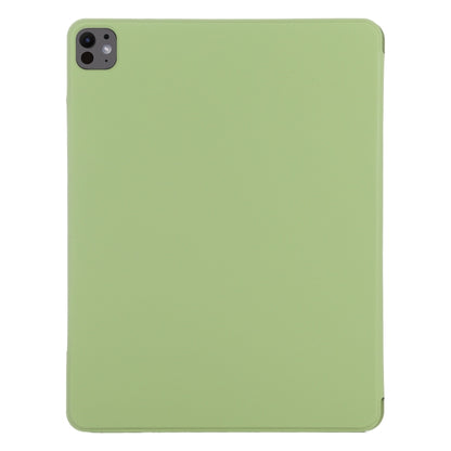 For iPad Pro 11 2024 Double-sided Clip Fixed Buckle Magnetic PU Leather Smart Tablet Case(Grass Green) - iPad Pro 11 2024 Cases by PMC Jewellery | Online Shopping South Africa | PMC Jewellery | Buy Now Pay Later Mobicred