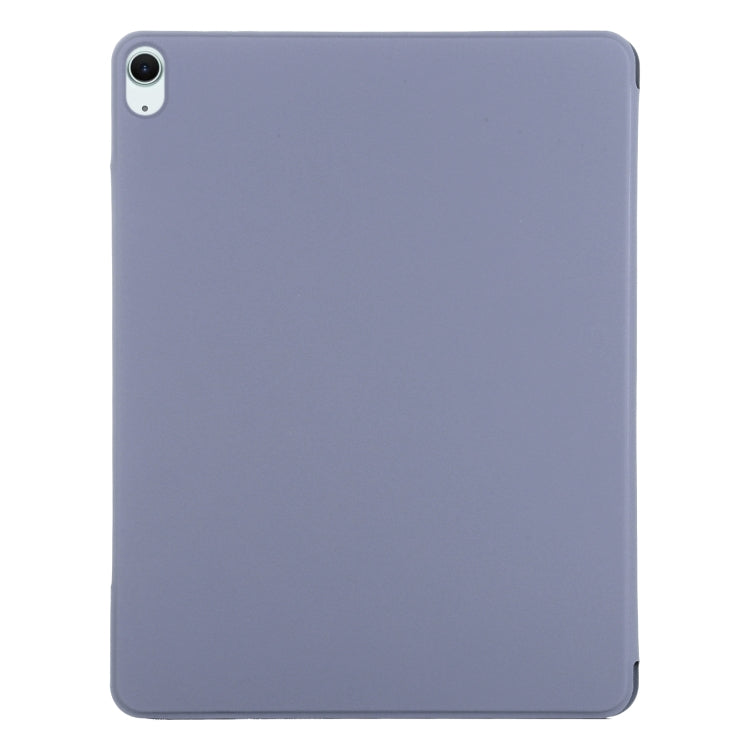 For iPad Air 13 2024 Double-sided Clip Fixed Buckle Magnetic PU Leather Smart Tablet Case(Purple) - iPad Air 13 2024 Cases by PMC Jewellery | Online Shopping South Africa | PMC Jewellery | Buy Now Pay Later Mobicred