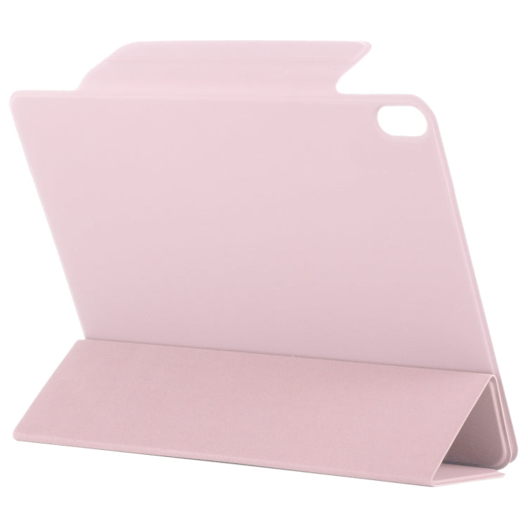 For iPad Air 13 2024 Double-sided Clip Fixed Buckle Magnetic PU Leather Smart Tablet Case(Rose Gold) - iPad Air 13 2024 Cases by PMC Jewellery | Online Shopping South Africa | PMC Jewellery | Buy Now Pay Later Mobicred