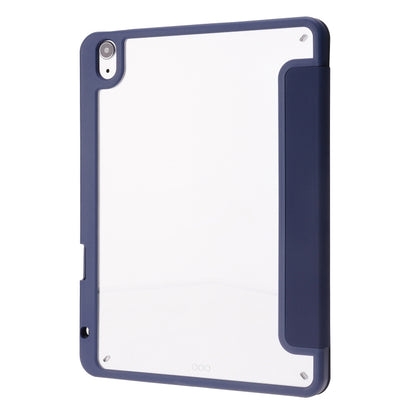 For iPad Air 11 2024 Deformation Transparent Acrylic Leather Tablet Case(Dark Blue) - iPad Air 11 2024 Cases by PMC Jewellery | Online Shopping South Africa | PMC Jewellery | Buy Now Pay Later Mobicred