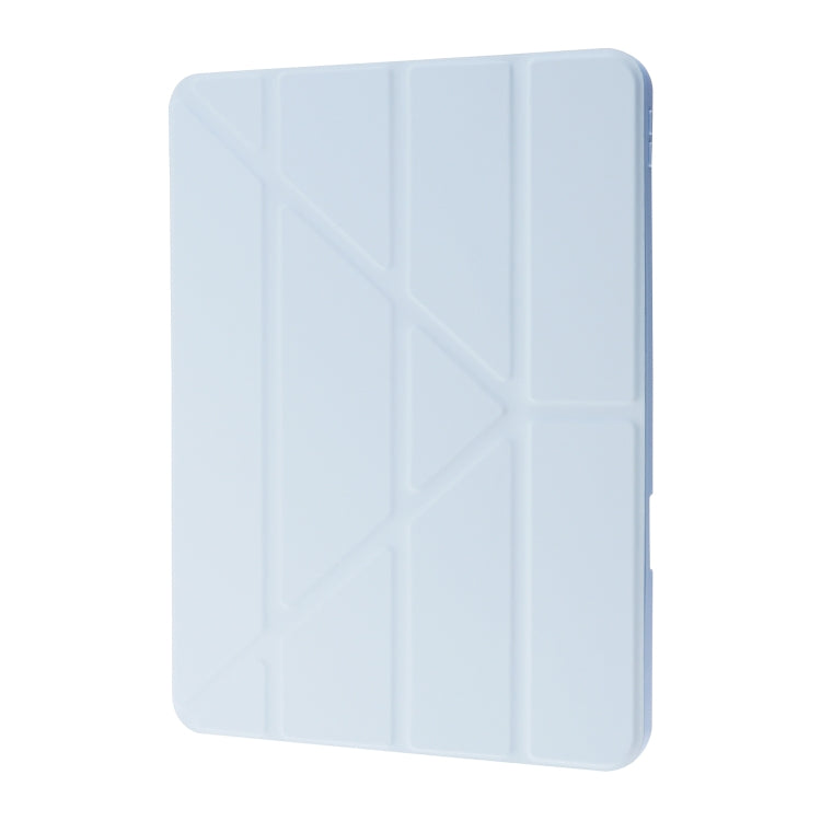 For iPad Air 11 2024 Deformation Transparent Acrylic Leather Tablet Case(Light Blue) - iPad Air 11 2024 Cases by PMC Jewellery | Online Shopping South Africa | PMC Jewellery | Buy Now Pay Later Mobicred