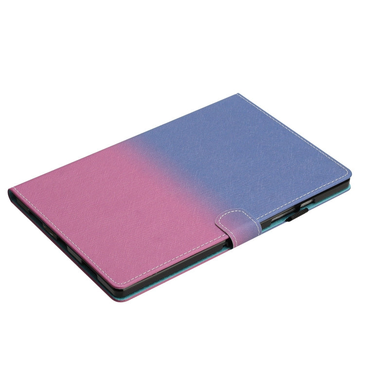For iPad Pro 11 2024 Stitching Gradient Smart Leather Tablet Case(Blue Rose) - iPad Pro 11 2024 Cases by PMC Jewellery | Online Shopping South Africa | PMC Jewellery | Buy Now Pay Later Mobicred