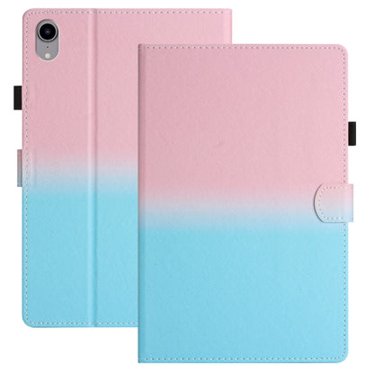 For iPad Pro 11 2024 Stitching Gradient Smart Leather Tablet Case(Pink Blue) - iPad Pro 11 2024 Cases by PMC Jewellery | Online Shopping South Africa | PMC Jewellery | Buy Now Pay Later Mobicred