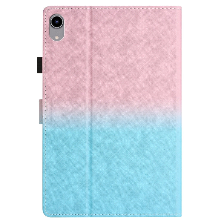 For iPad Pro 11 2024 Stitching Gradient Smart Leather Tablet Case(Pink Blue) - iPad Pro 11 2024 Cases by PMC Jewellery | Online Shopping South Africa | PMC Jewellery | Buy Now Pay Later Mobicred