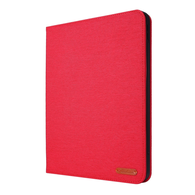 For iPad Pro 13 2024 Fabric Leather Tablet Case(Red) - iPad Pro 13 2024 Cases by PMC Jewellery | Online Shopping South Africa | PMC Jewellery | Buy Now Pay Later Mobicred