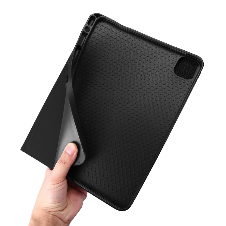 For iPad Pro 13 2024 Fabric Leather Tablet Case(Black) - iPad Pro 13 2024 Cases by PMC Jewellery | Online Shopping South Africa | PMC Jewellery | Buy Now Pay Later Mobicred