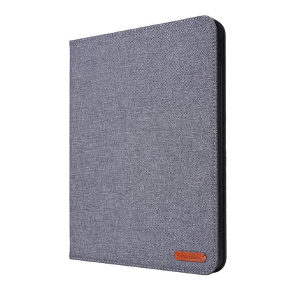 For iPad Pro 11 2024 Fabric Leather Tablet Case(Grey) - iPad Pro 11 2024 Cases by PMC Jewellery | Online Shopping South Africa | PMC Jewellery | Buy Now Pay Later Mobicred
