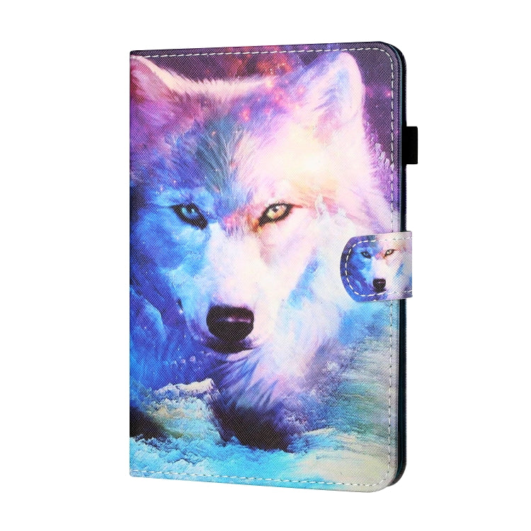 For iPad Pro 11 2024 Coloured Drawing Stitching Smart Leather Tablet Case(Wolf) - iPad Pro 11 2024 Cases by PMC Jewellery | Online Shopping South Africa | PMC Jewellery | Buy Now Pay Later Mobicred