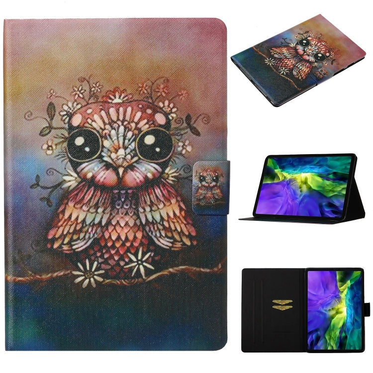 For iPad Pro 11 2024 Voltage Coloured Drawing Smart Leather Tablet Case(Owl) - iPad Pro 11 2024 Cases by PMC Jewellery | Online Shopping South Africa | PMC Jewellery | Buy Now Pay Later Mobicred