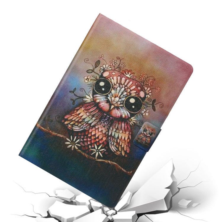 For iPad Pro 11 2024 Voltage Coloured Drawing Smart Leather Tablet Case(Owl) - iPad Pro 11 2024 Cases by PMC Jewellery | Online Shopping South Africa | PMC Jewellery | Buy Now Pay Later Mobicred