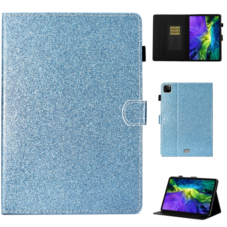 For iPad Pro 11 2024 Glitter Smart Leather Tablet Case(Blue) - iPad Pro 11 2024 Cases by PMC Jewellery | Online Shopping South Africa | PMC Jewellery | Buy Now Pay Later Mobicred