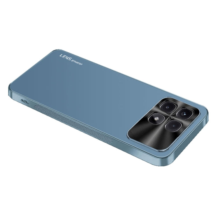 For Xiaomi Redmi K70 Ultra AG Frosted Electroplating Acrylic Phone Case(Navy Blue) - Xiaomi Cases by PMC Jewellery | Online Shopping South Africa | PMC Jewellery | Buy Now Pay Later Mobicred