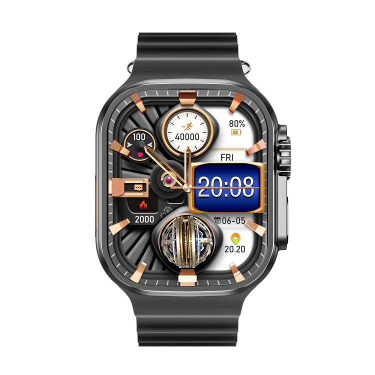 WS12 ULTRA 2 2.2 inch Sport Smart Watch, Support Payment Code / Bluetooth Call / Sleep / Blood Oxygen / Heart Rate / Blood Pressure Health Monitor(Black) - Smart Watches by PMC Jewellery | Online Shopping South Africa | PMC Jewellery | Buy Now Pay Later Mobicred