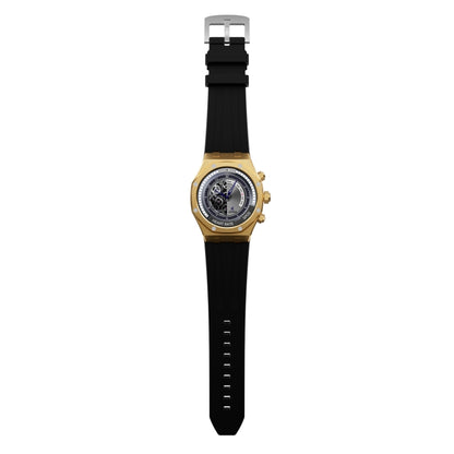 WS-18 1.43 inch IP67 Sport Smart Watch, Support Bluetooth Call / Sleep / Blood Oxygen / Heart Rate / Blood Pressure Health Monitor(Gold+Black) - Smart Watches by PMC Jewellery | Online Shopping South Africa | PMC Jewellery | Buy Now Pay Later Mobicred