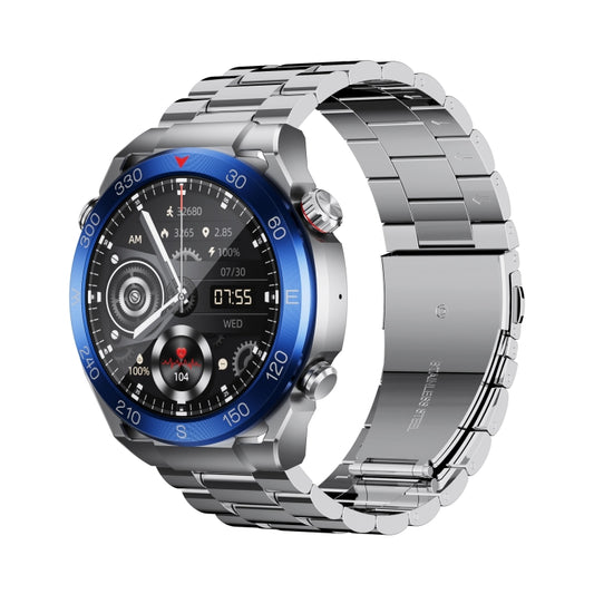 WS-20 1.43 inch IP67 Sport Smart Watch Support Bluetooth Call / Sleep / Blood Oxygen / Heart Rate / Blood Pressure Health Monitor, Steel Strap(Silver) - Smart Watches by PMC Jewellery | Online Shopping South Africa | PMC Jewellery | Buy Now Pay Later Mobicred