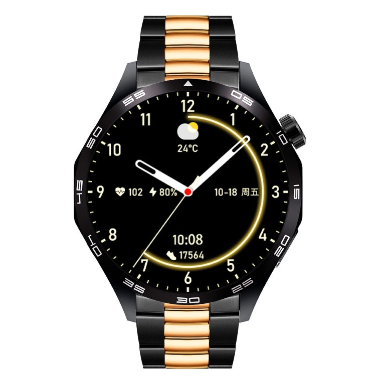 WS-26 1.52 inch IP67 Sport Smart Watch Support Bluetooth Call / Sleep / Blood Oxygen / Heart Rate / Blood Pressure Health Monitor, Steel Strap(Black) - Smart Watches by PMC Jewellery | Online Shopping South Africa | PMC Jewellery | Buy Now Pay Later Mobicred