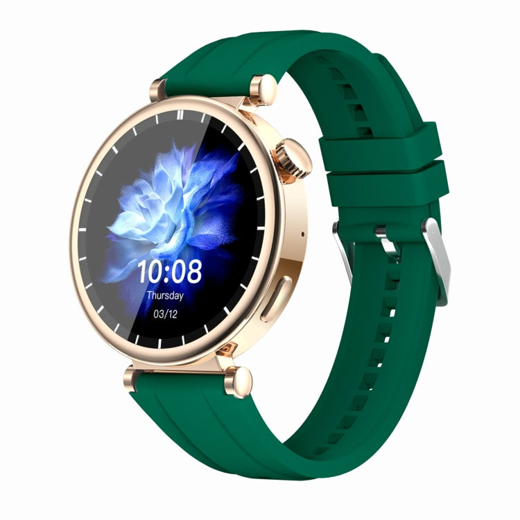 WS520 1.28 inch IP67 Sport Smart Watch, Support Bluetooth Call / Sleep / Blood Oxygen / Heart Rate / Blood Pressure Health Monitor(Rose Gold+Green) - Smart Watches by PMC Jewellery | Online Shopping South Africa | PMC Jewellery | Buy Now Pay Later Mobicred