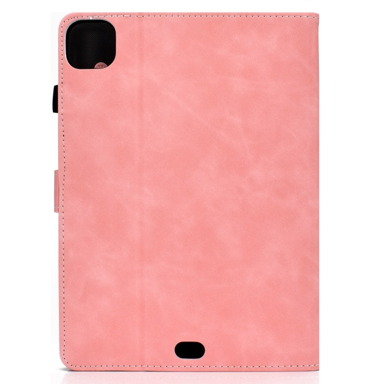 For iPad Pro 11 2024 Cowhide Texture Tablet Leather Smart Case(Rose Gold) - iPad Pro 11 2024 Cases by PMC Jewellery | Online Shopping South Africa | PMC Jewellery | Buy Now Pay Later Mobicred