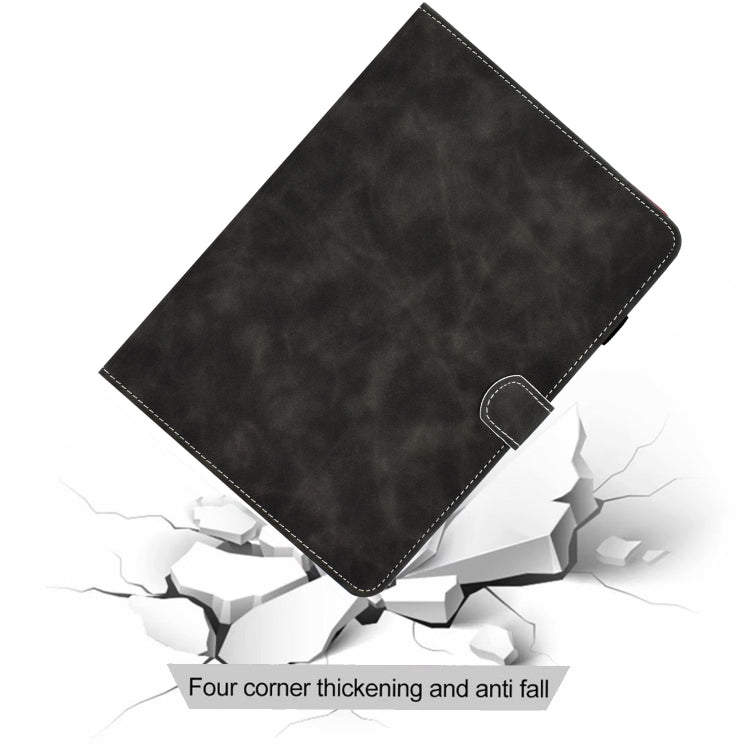 For iPad Pro 11 2024 Cowhide Texture Tablet Leather Smart Case(Grey) - iPad Pro 11 2024 Cases by PMC Jewellery | Online Shopping South Africa | PMC Jewellery | Buy Now Pay Later Mobicred