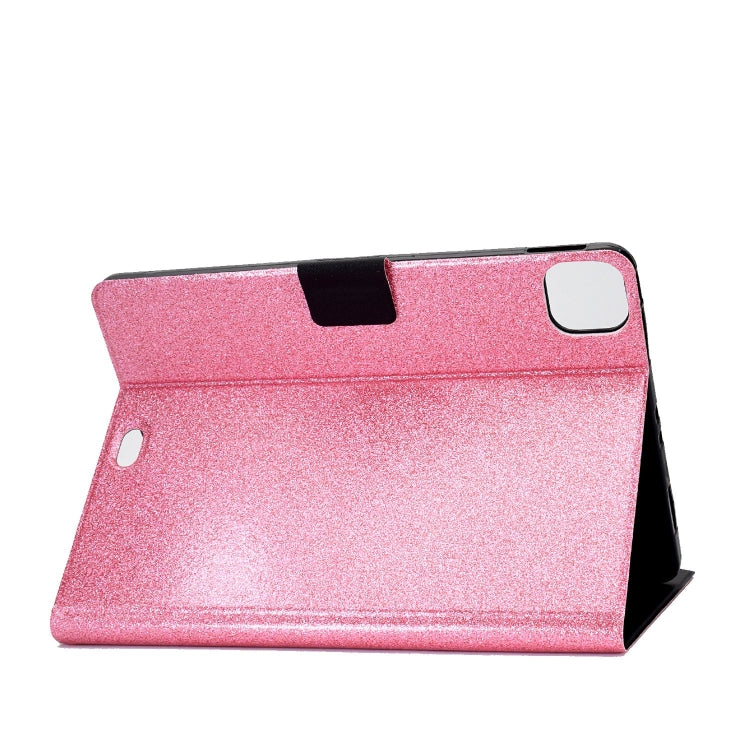 For iPad Pro 11 2024 Varnish Glitter Powder Smart Leather Tablet Case(Pink) - iPad Pro 11 2024 Cases by PMC Jewellery | Online Shopping South Africa | PMC Jewellery | Buy Now Pay Later Mobicred