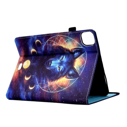 For iPad Pro 11 2024 Painted Elastic Band Smart Leather Tablet Case(Space Wolf) - iPad Pro 11 2024 Cases by PMC Jewellery | Online Shopping South Africa | PMC Jewellery | Buy Now Pay Later Mobicred