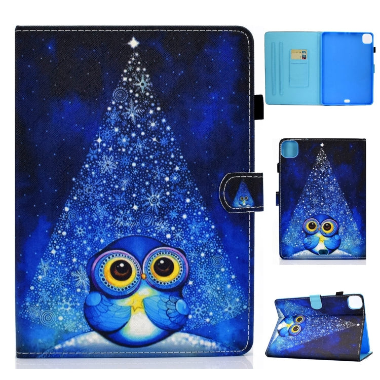 For iPad Pro 11 2024 Painted Stitching Smart Leather Tablet Case(Night Sky Owl) - iPad Pro 11 2024 Cases by PMC Jewellery | Online Shopping South Africa | PMC Jewellery | Buy Now Pay Later Mobicred