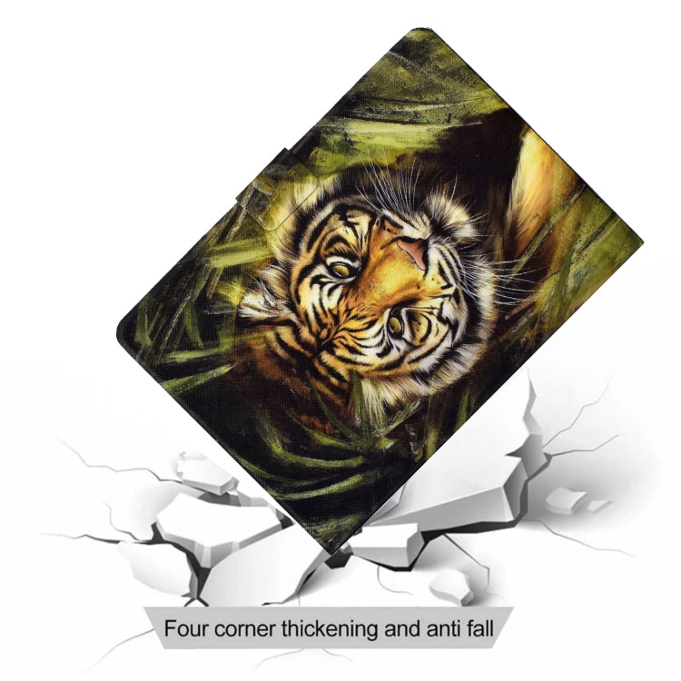 For iPad Pro 11 2024 Colored Drawing Horizontal Flip Tablet Leather Case(Tiger) - iPad Pro 11 2024 Cases by PMC Jewellery | Online Shopping South Africa | PMC Jewellery | Buy Now Pay Later Mobicred