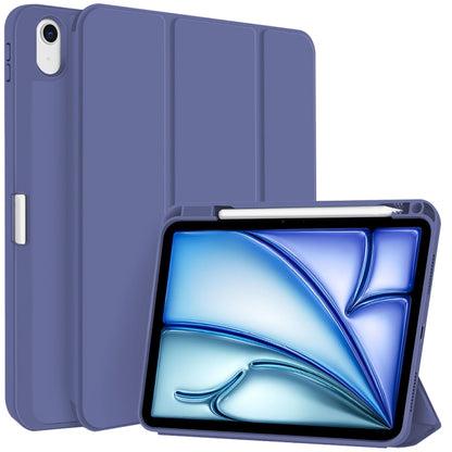 For iPad Air 11 2024 3-fold TPU Smart Leather Tablet Case with Pen Slot(Royal Blue) - iPad Air 11 2024 Cases by PMC Jewellery | Online Shopping South Africa | PMC Jewellery | Buy Now Pay Later Mobicred