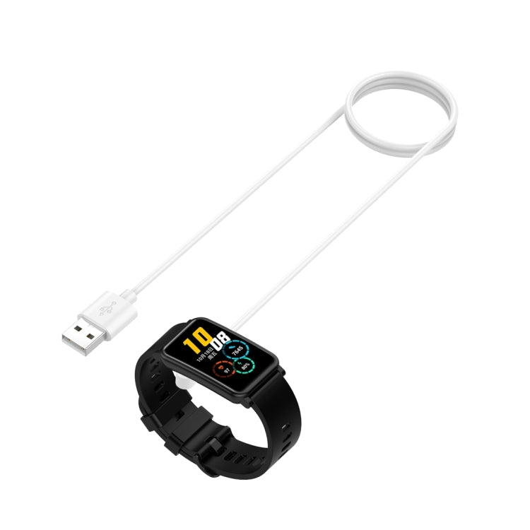 For Huawei Watch Fit3 / Honor Choice Haylou Watch USB Port Watch Charging Cable, With Chip(White) - Charger by PMC Jewellery | Online Shopping South Africa | PMC Jewellery | Buy Now Pay Later Mobicred