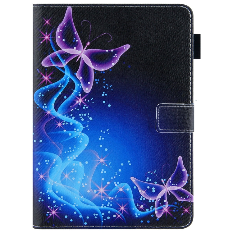 For iPad Pro 11 2024 Colored Drawing Leather Smart Tablet Case(Dual Purple Butterflies) - iPad Pro 11 2024 Cases by PMC Jewellery | Online Shopping South Africa | PMC Jewellery | Buy Now Pay Later Mobicred