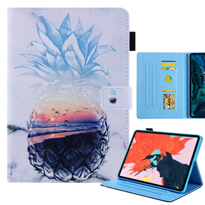 For iPad Pro 11 2024 Colored Drawing Leather Smart Tablet Case(Ocean Pineapple) - iPad Pro 11 2024 Cases by PMC Jewellery | Online Shopping South Africa | PMC Jewellery | Buy Now Pay Later Mobicred