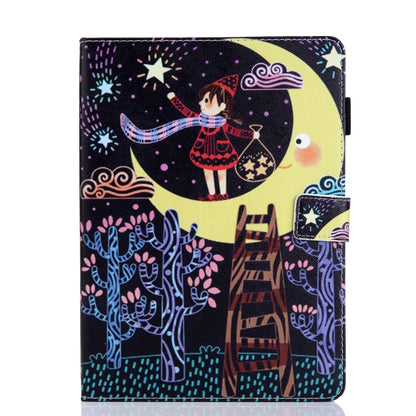 For iPad Pro 11 2024 Colored Drawing Leather Smart Tablet Case(Catch Stars Girl) - iPad Pro 11 2024 Cases by PMC Jewellery | Online Shopping South Africa | PMC Jewellery | Buy Now Pay Later Mobicred