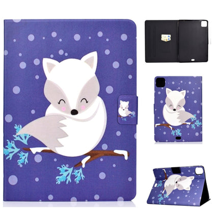 For iPad Pro 11 2024 Voltage Colored Drawing Smart Leather Tablet Case(Arctic Fox) - iPad Pro 11 2024 Cases by PMC Jewellery | Online Shopping South Africa | PMC Jewellery | Buy Now Pay Later Mobicred