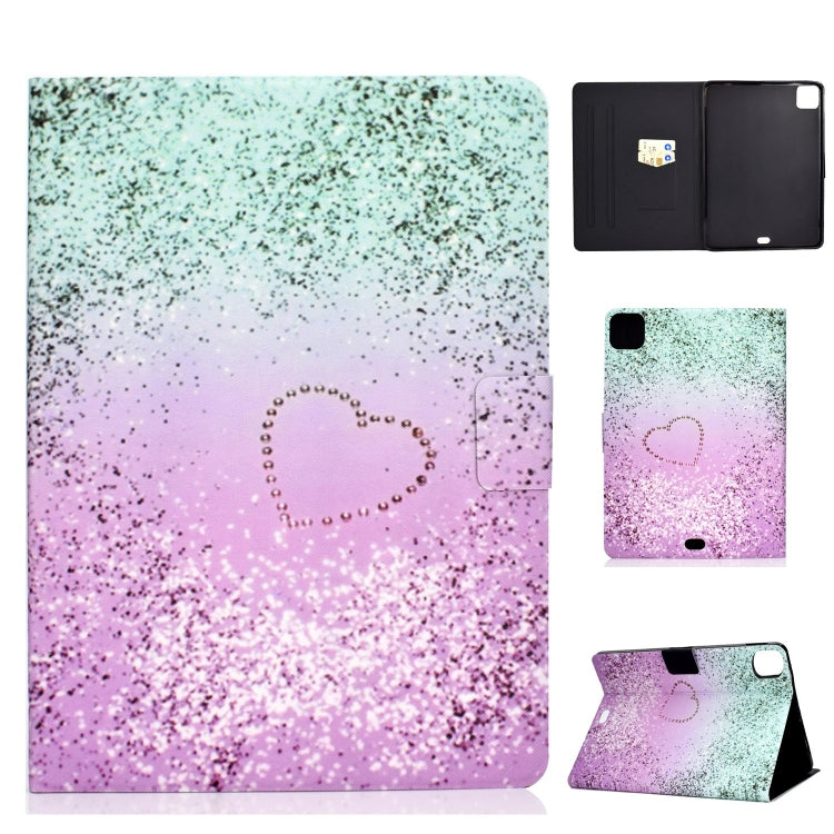 For iPad Pro 11 2024 Voltage Colored Drawing Smart Leather Tablet Case(Love Quicksand) - iPad Pro 11 2024 Cases by PMC Jewellery | Online Shopping South Africa | PMC Jewellery | Buy Now Pay Later Mobicred