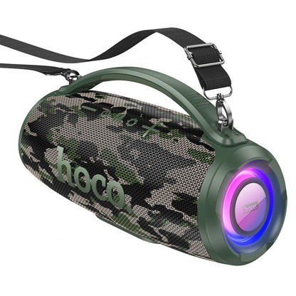 hoco HA4 Surge Outdoor Bluetooth 5.3 Speaker Support TWS / FM(Camouflage Green) - Desktop Speaker by hoco | Online Shopping South Africa | PMC Jewellery | Buy Now Pay Later Mobicred