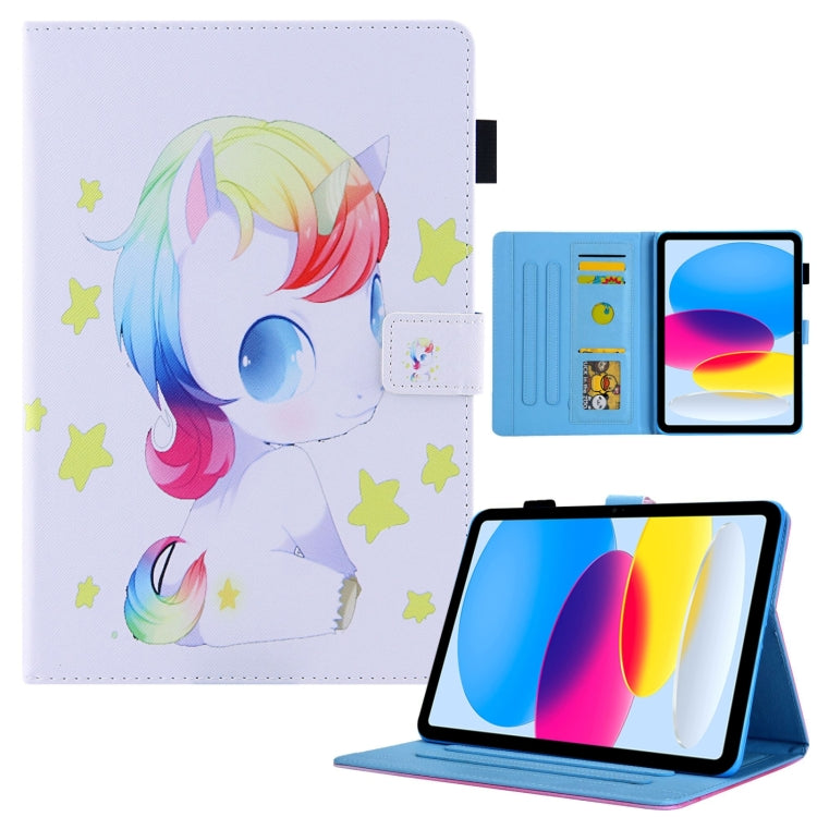 For iPad Pro 11 2024 Colored Drawing Leather Smart Tablet Case(Unicorn Baby) - iPad Pro 11 2024 Cases by PMC Jewellery | Online Shopping South Africa | PMC Jewellery | Buy Now Pay Later Mobicred