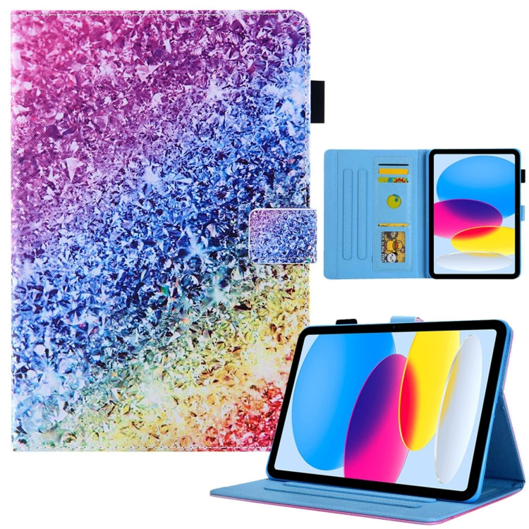 For iPad Pro 11 2024 Colored Drawing Leather Smart Tablet Case(Colorful Diamonds) - iPad Pro 11 2024 Cases by PMC Jewellery | Online Shopping South Africa | PMC Jewellery | Buy Now Pay Later Mobicred