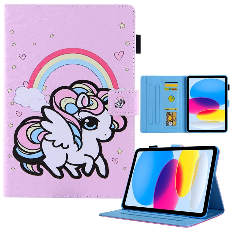For iPad Pro 11 2024 Colored Drawing Leather Smart Tablet Case(Rainbow Unicorn) - iPad Pro 11 2024 Cases by PMC Jewellery | Online Shopping South Africa | PMC Jewellery | Buy Now Pay Later Mobicred
