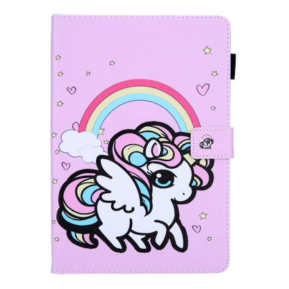 For iPad Pro 11 2024 Colored Drawing Leather Smart Tablet Case(Rainbow Unicorn) - iPad Pro 11 2024 Cases by PMC Jewellery | Online Shopping South Africa | PMC Jewellery | Buy Now Pay Later Mobicred