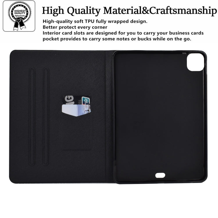 For iPad Pro 11 2024 Voltage Colored Drawing Smart Leather Tablet Case(Skull) - iPad Pro 11 2024 Cases by PMC Jewellery | Online Shopping South Africa | PMC Jewellery | Buy Now Pay Later Mobicred