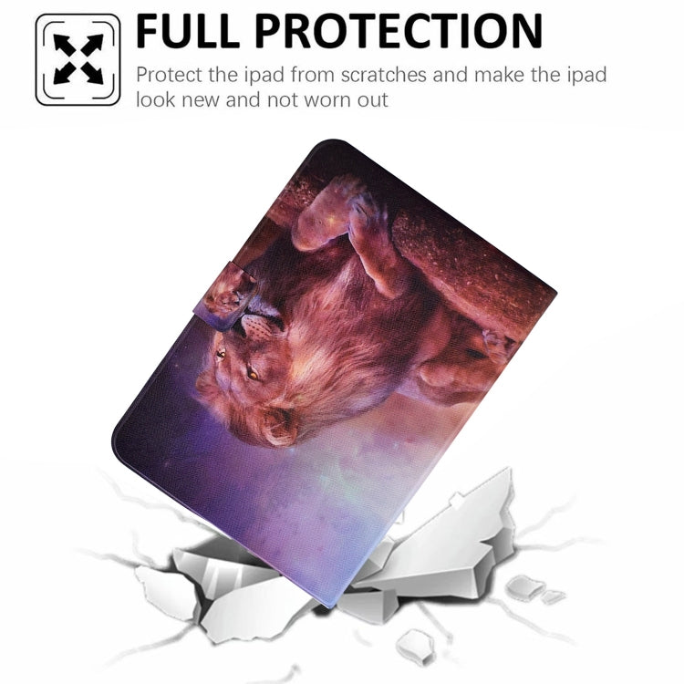 For iPad Pro 11 2024 Voltage Colored Drawing Smart Leather Tablet Case(Lion) - iPad Pro 11 2024 Cases by PMC Jewellery | Online Shopping South Africa | PMC Jewellery | Buy Now Pay Later Mobicred