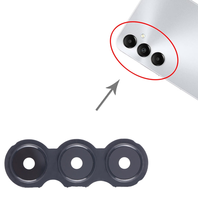 For Samsung Galaxy A05s SM-A057F 10pcs Original Rear Camera Lens Cover(Black) - Camera by PMC Jewellery | Online Shopping South Africa | PMC Jewellery | Buy Now Pay Later Mobicred