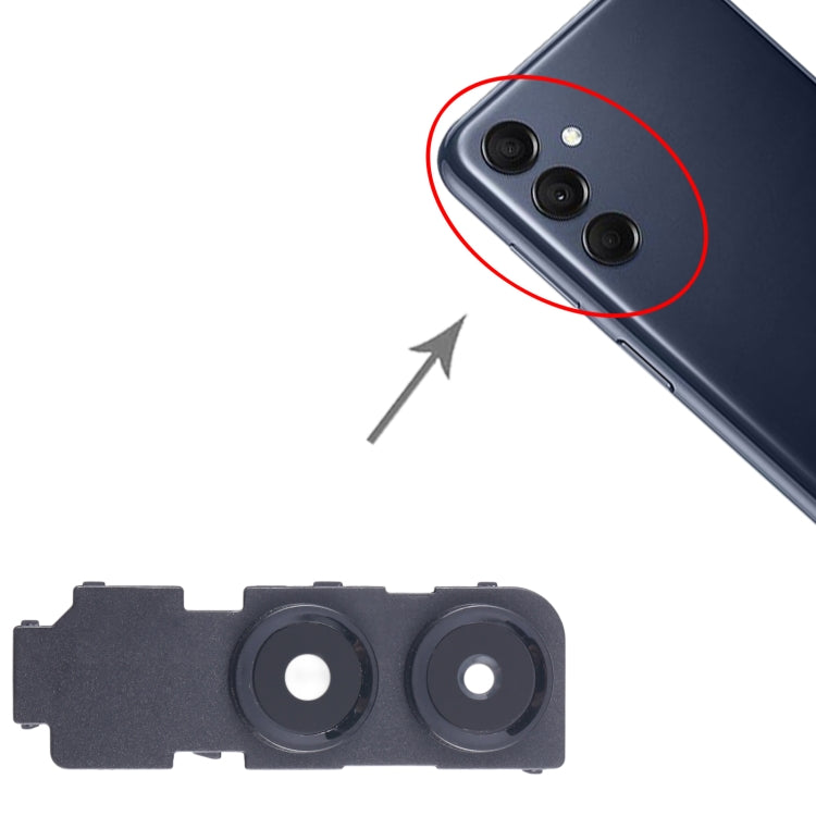 For Samsung Galaxy M14 SM-M145F 10pcs Original Rear Camera Lens Cover(Black) - Camera by PMC Jewellery | Online Shopping South Africa | PMC Jewellery | Buy Now Pay Later Mobicred