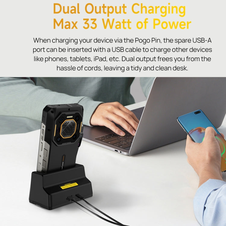 Ulefone UAS22 33W Desk Charging Dock For Armor 26 Ultra - Dock Charger by Ulefone | Online Shopping South Africa | PMC Jewellery | Buy Now Pay Later Mobicred