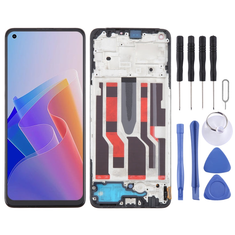 For OPPO F21 Pro 5G OLED LCD Screen Digitizer Full Assembly with Frame - LCD Screen by PMC Jewellery | Online Shopping South Africa | PMC Jewellery | Buy Now Pay Later Mobicred