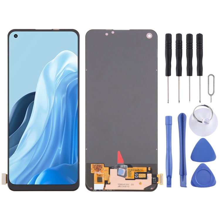 For OPPO Reno7 5G OLED LCD Screen with Digitizer Full Assembly - LCD Screen by PMC Jewellery | Online Shopping South Africa | PMC Jewellery | Buy Now Pay Later Mobicred