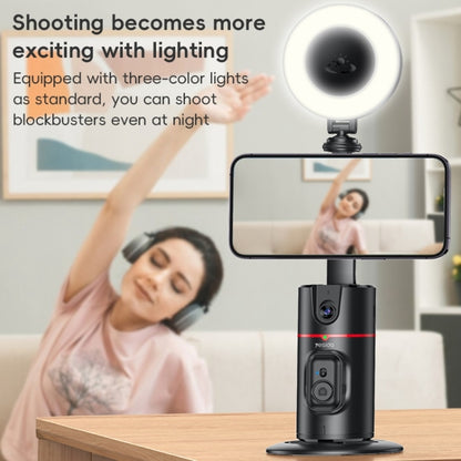 Yesido SF20 Magnetic 360 Degree Rotating Smart Al Auto Face Tracking PTZ Bracket(Black) - Selfie Sticks by Yesido | Online Shopping South Africa | PMC Jewellery | Buy Now Pay Later Mobicred