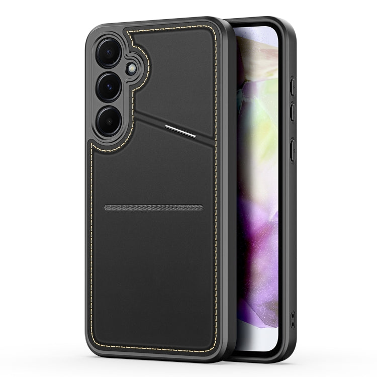 For Samsung Galaxy A35 5G DUX DUCIS Rafi II Series RFID Holder Phone Case(Black) - Galaxy Phone Cases by DUX DUCIS | Online Shopping South Africa | PMC Jewellery | Buy Now Pay Later Mobicred