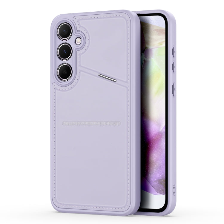 For Samsung Galaxy A35 5G DUX DUCIS Rafi II Series RFID Holder Phone Case(Purple) - Galaxy Phone Cases by DUX DUCIS | Online Shopping South Africa | PMC Jewellery | Buy Now Pay Later Mobicred