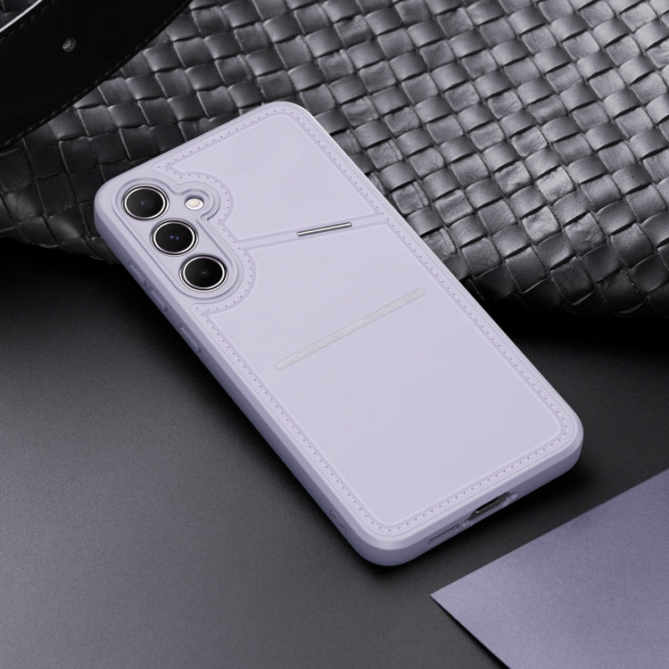 For Samsung Galaxy A55 5G DUX DUCIS Rafi II Series RFID Holder Phone Case(Purple) - Galaxy Phone Cases by DUX DUCIS | Online Shopping South Africa | PMC Jewellery | Buy Now Pay Later Mobicred